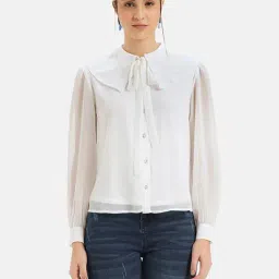 Kazo White Casual Shirt-picture-28