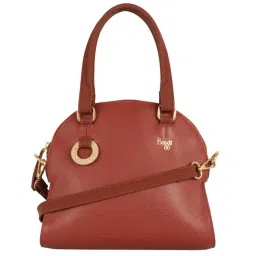Baggit Red Solid Medium Handbag image 1