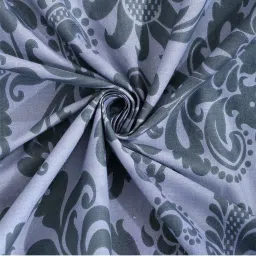 Swayam Vedic Blue & Grey Cotton 144 TC Double AC Comforter image 3