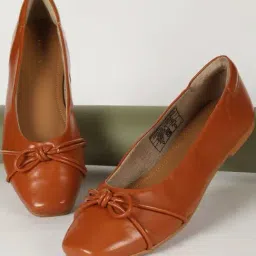 Van Heusen Women's Brown Flat Ballets-picture-20