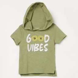 Juniors By Lifestyle Boys Sage Cotton Embroidery T-shirt-picture-2