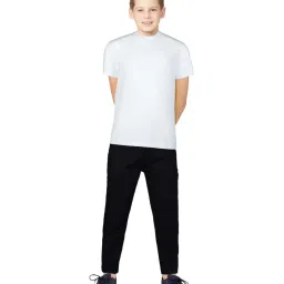 Gini & Jony Kids Black Cotton Regular Fit Trousers image 3