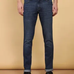 Wrangler Vegas Dark Blue Skinny Fit Low Rise Jeans-picture-26