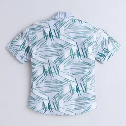 FOURFOLDS Boys Printed Short Sleeves Shirt With Shorts image 2