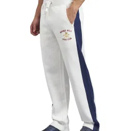 Beverly Hills Polo Club White Cotton Regular Fit Trackpants image 3
