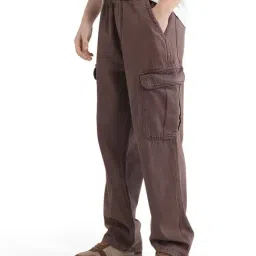 Rare Rabbit Brown Comfort Fit Solid Jeans image 4