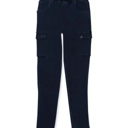 Palm Tree Kids Navy Regular Fit Jeans image 1