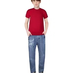 Gini & Jony Kids Blue Distressed Jeans image 3