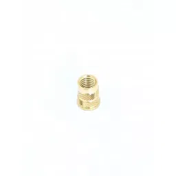 RS PRO M6 Brass Threaded inchsert 8.7 mm diameter 8 mm Depth 12.7 mm, 2040619 Bag of 100 Pcs image 3