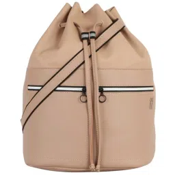 Baggit Beige Solid Medium Sling Handbag image 1