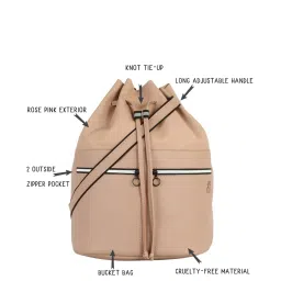 Baggit Beige Solid Medium Sling Handbag image 4