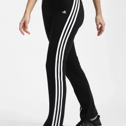 Adidas Black Regular Fit Yoga Track Pants image 3