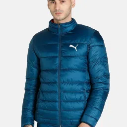 Puma Blue Slim Fit Bomber Jacket image 1