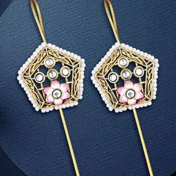 Vighnaharta Geometric Drop Earrings-picture-12