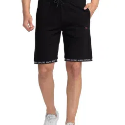 Being Human Black Regular Fit Shorts-picture-31
