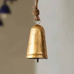 ExclusiveLane Golden Iron Ghantadi Kutch Metal Decorative Hanging Wind Chime-image-41