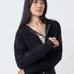 studiofit women Studiofit by Westside Black Solid Jacket-picture-47