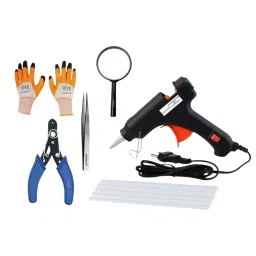 Fadman Standard Temperature 20 W Glue Gun with 5 Sticks Combo Kit Multicolor, GGS6KRHI (6 Pcs Tool)-picture-43