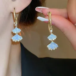 Estailo fashion Contemporary Hoop Earrings-picture-36