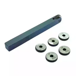 Buyohlic International 1 Wheel Knurling Tool Diamond and Straight Pattern with 5 Spare HSS Knurls and 10 x 10 x 100 mm Holder Size, 10-KT-104 image 2