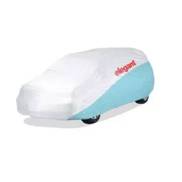 Elegant White & Blue Water Resistant Car Body Cover for Honda BR-V-picture-16