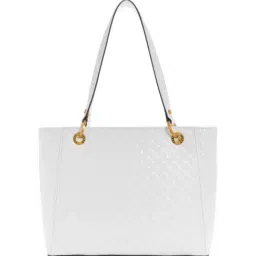 Guess White NERINA Medium Noel Tote image 2