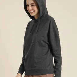 HERE&NOW Graphic Printed Hooded Pullover Sweatshirt image 4