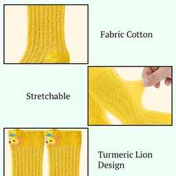 SYGA Infants Pack Of 3 Knee-Length Socks image 5