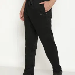 Octave Black Cotton Regular Fit Trackpants-picture-33
