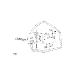 Ebco Wall Plate Zinc White Finish, and 60 Kg Per Piece Load Capacity for Adjustable Corner Bracket, ACB-W1 (Pack of 200) image 4