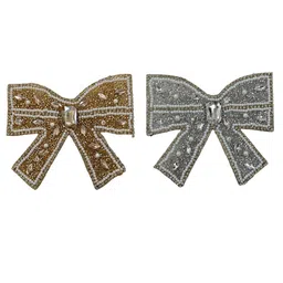 MEGARICH Women Pack of 2 Embellished Hair Accessory Set image 1
