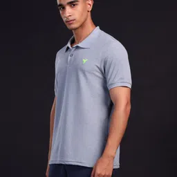 Technosport Men Polo Collar Anti Static Slim Fit T-shirt image 2