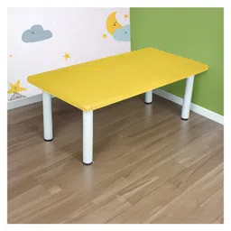 Toy Plus Rectangle Table for Kids Activity Table-Yellow image 2