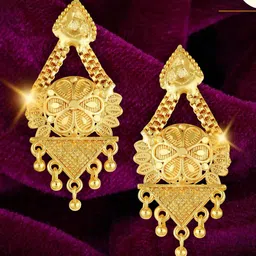 VIVASTRI Women Gold-Plated Alloy Earrings-picture-29