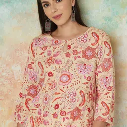 Melange by Lifestyle Floral Printed Kurti-picture-11