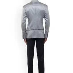 SDS By Kushal Shah Lapel Collar Zipper Biker Jacket image 4