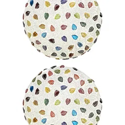 1ST TIME White & Red 2 Pieces Textured Spherical Shaped Ceiling Lamp-picture-34
