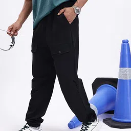 Kook N Keech Men Relaxed Cargo Style Joggers-image-22