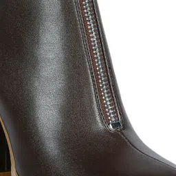 London Rag Women's Brown Casual Booties image 4