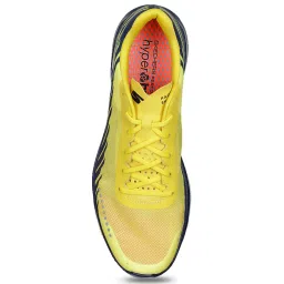 Skechers Men's GO RUN RAZOR EXCESS Yellow Navy Casual Sneakers image 4