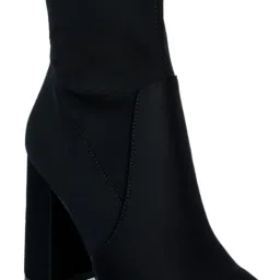 London Rag Women's Black Casual Booties image 4