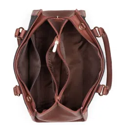 ZOUK Mangalore Blossom Classic Multicolor Printed Medium Handbag image 4