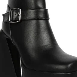 London Rag Women's Black Casual Boots image 4