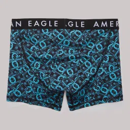 American Eagle Outfitters Blue Cotton Regular Fit Printed Trunks image 4
