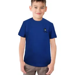 Palm Tree Kids Blue Printed T-Shirts image 1