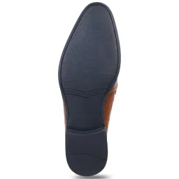 Da Vinchi by Metro Men's Tan Formal Loafers image 4