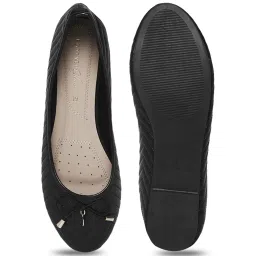 Forever Glam by Pantaloons Women's Black Flat Ballets image 4