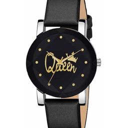 Miss Perfect Women Embellished Dial & Leather Bracelet Style Straps Analogue Watch mm385-picture-10