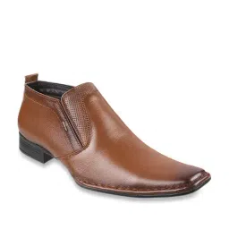Mochi Men's Tan Formal Boots-picture-24