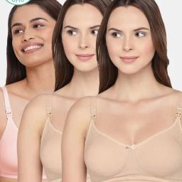 Inner Sense Multicolored Non Wired Non Padded Nursing Bra (Pack Of 3)-picture-39